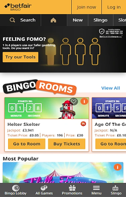 Betfair bingo mobile app