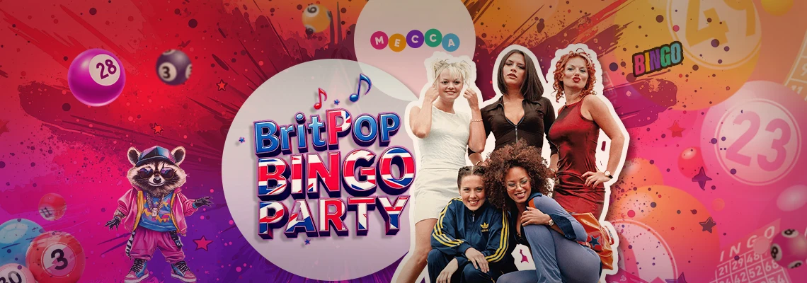 Brit Pop Bingo Comes to Dagenham on New Year’s Eve