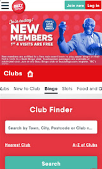 Buzz Bingo mobile experience
