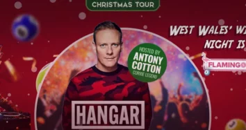 Antony Cotton Heading to Milford Haven with Flamingo Bingo