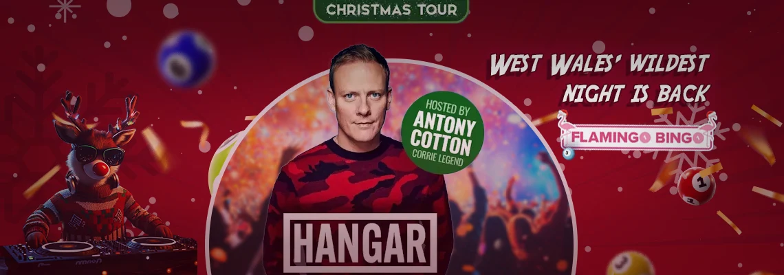 Antony Cotton Heading to Milford Haven with Flamingo Bingo