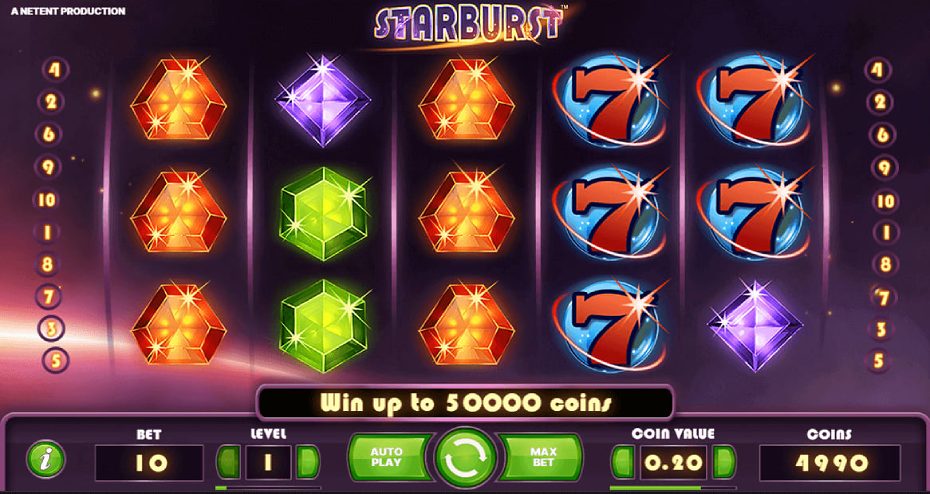 Starburst Slot gameplay