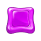 Purple candy symbol