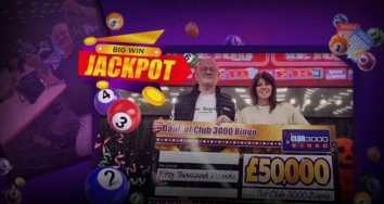 Club 3000 Player Hits £50K National Bingo Game Jackpot