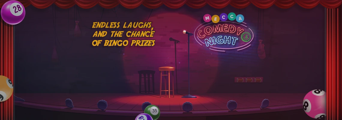 Bingo and Laughs at Mecca Bingo’s Jokers Comedy Club Nights