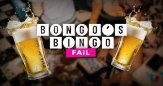 woman drenched in beer at bongos bingo